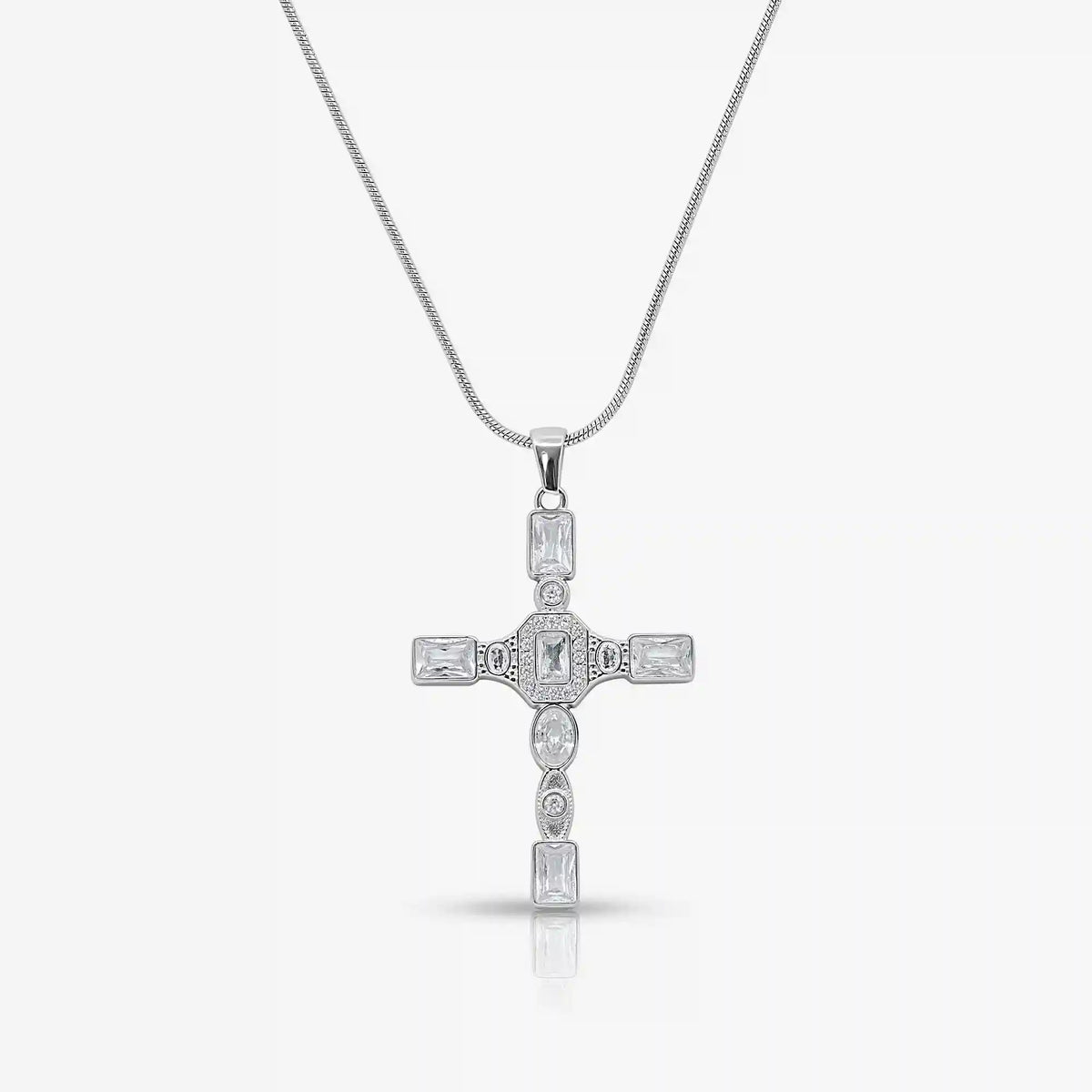 Gem Up Cross Necklace
