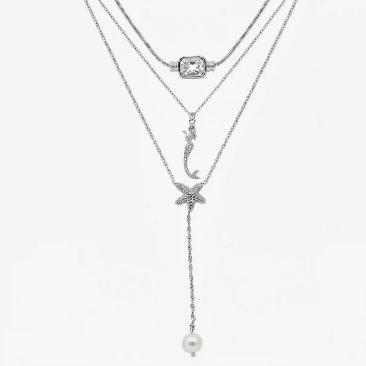 Coastal Mermaid 3 Piece Necklace Bundle