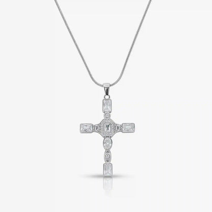 Gem Up Cross Necklace