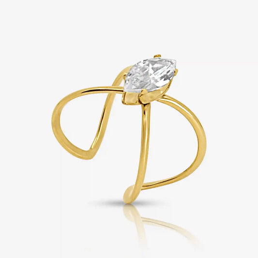 Teardrop Crush Ring