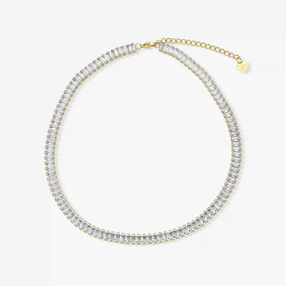 Frost Beam Tennis Choker Necklace