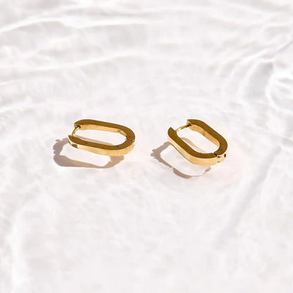 Slim Block Hoops