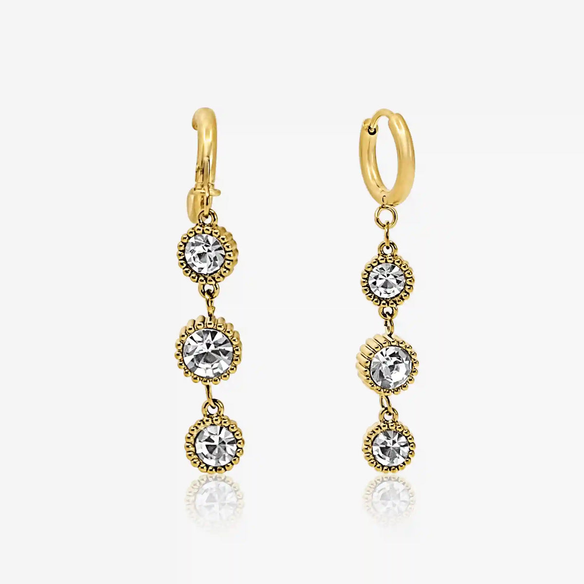 Dainty Sparkle Drop Earrings