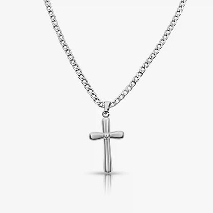 Pure and Simple Cross Necklace