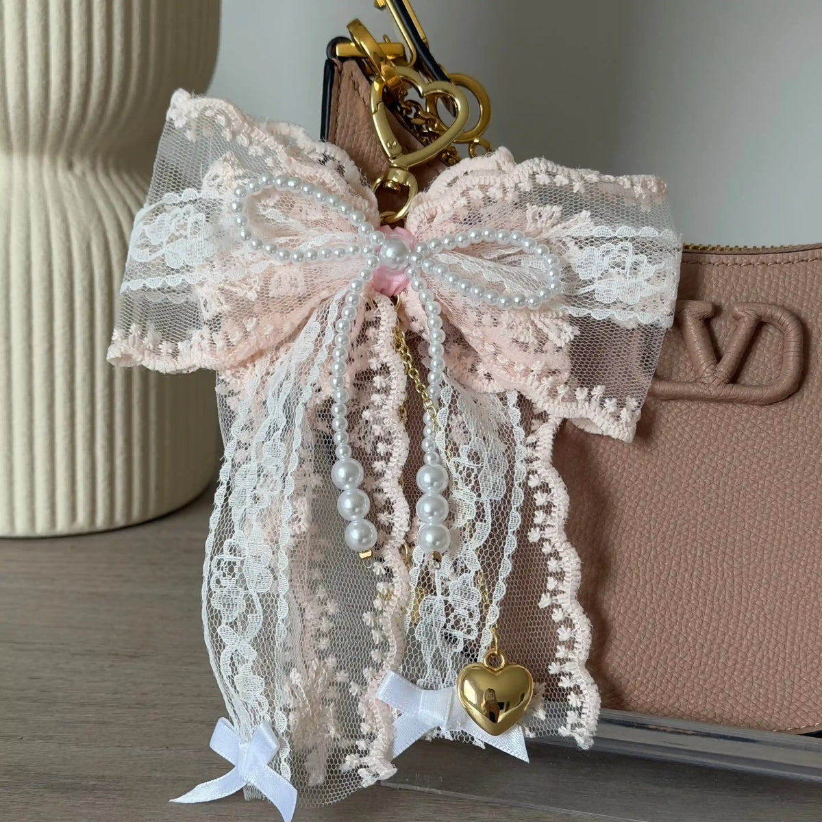 Sweet Bow Bag Charm