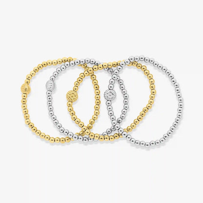 Coastal Beaded Bracelet 4 Piece Set
