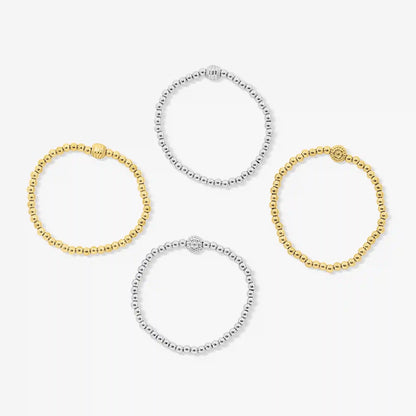 Coastal Beaded Bracelet 4 Piece Set