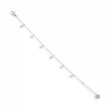 Dainty Crystal Drop Bracelet