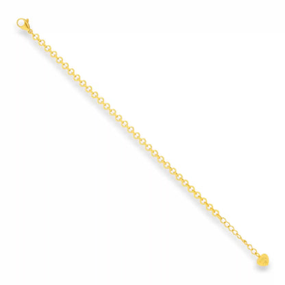 Rounded Link Chain Bracelet