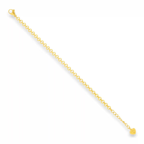 Rounded Link Chain Bracelet