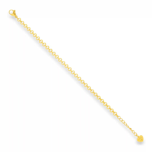Rounded Link Chain Bracelet