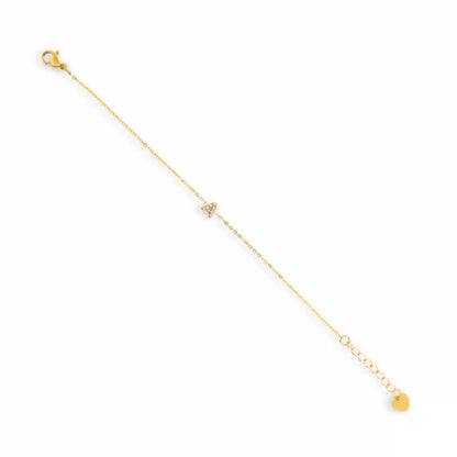 Initial Crystal Bracelet