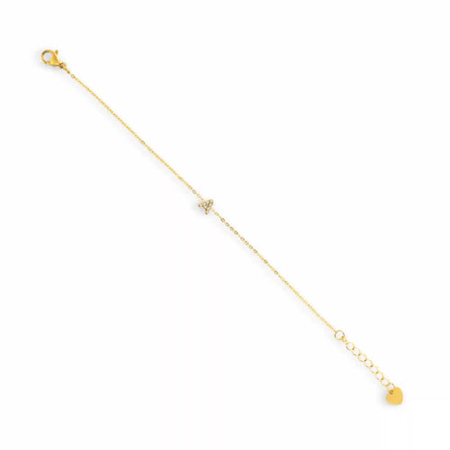 Initial Crystal Bracelet