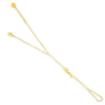 Custom/Personalized Name Plate Hand Chain