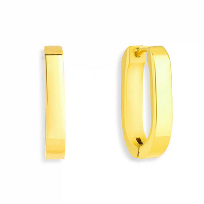 Slim Block Hoops