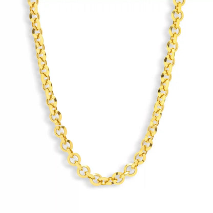 Chunky Round Link Chain Necklace