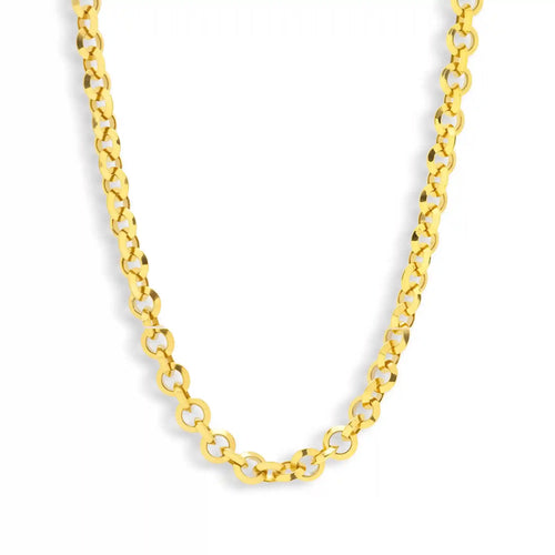 Chunky Round Link Chain Necklace