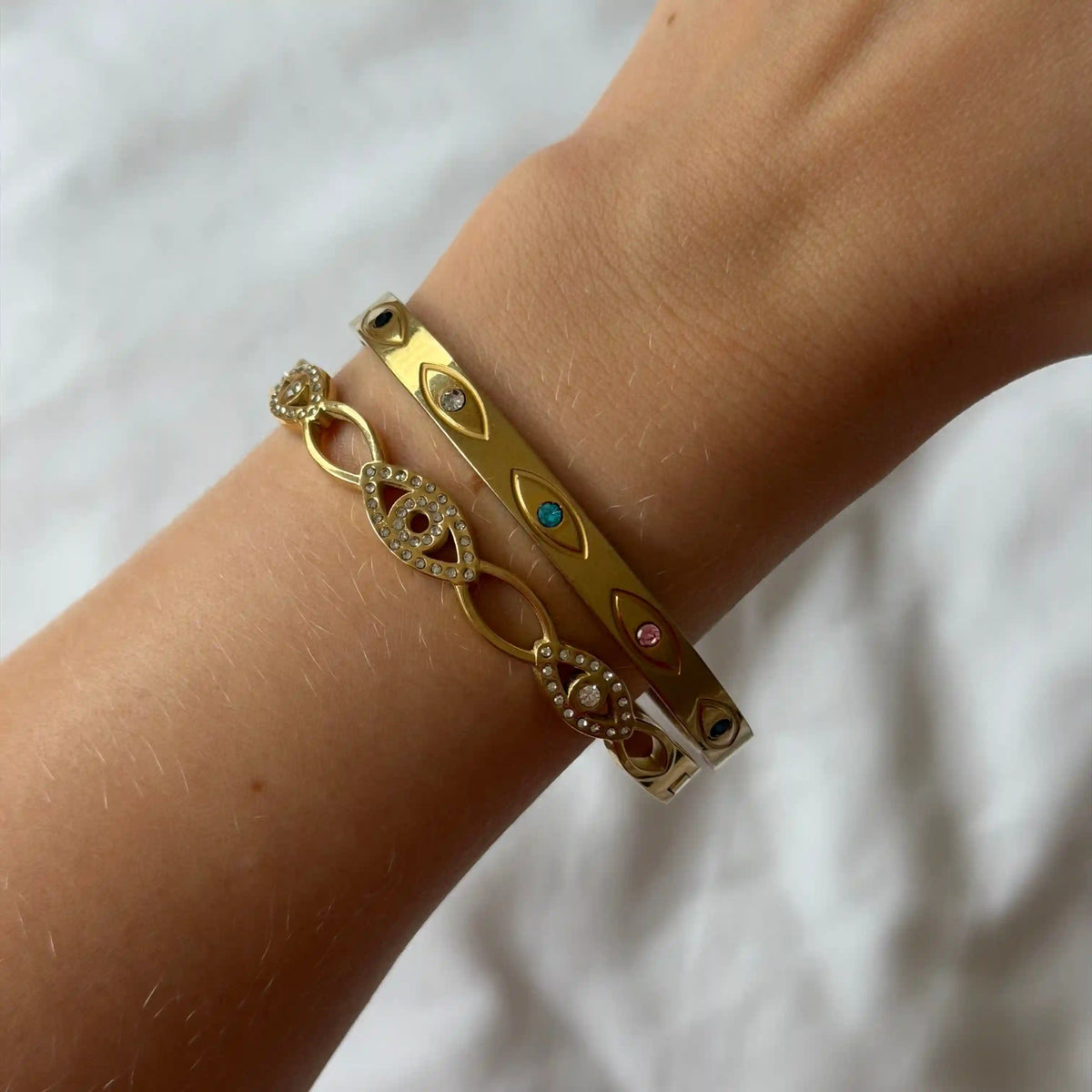 Golden Link Bangle