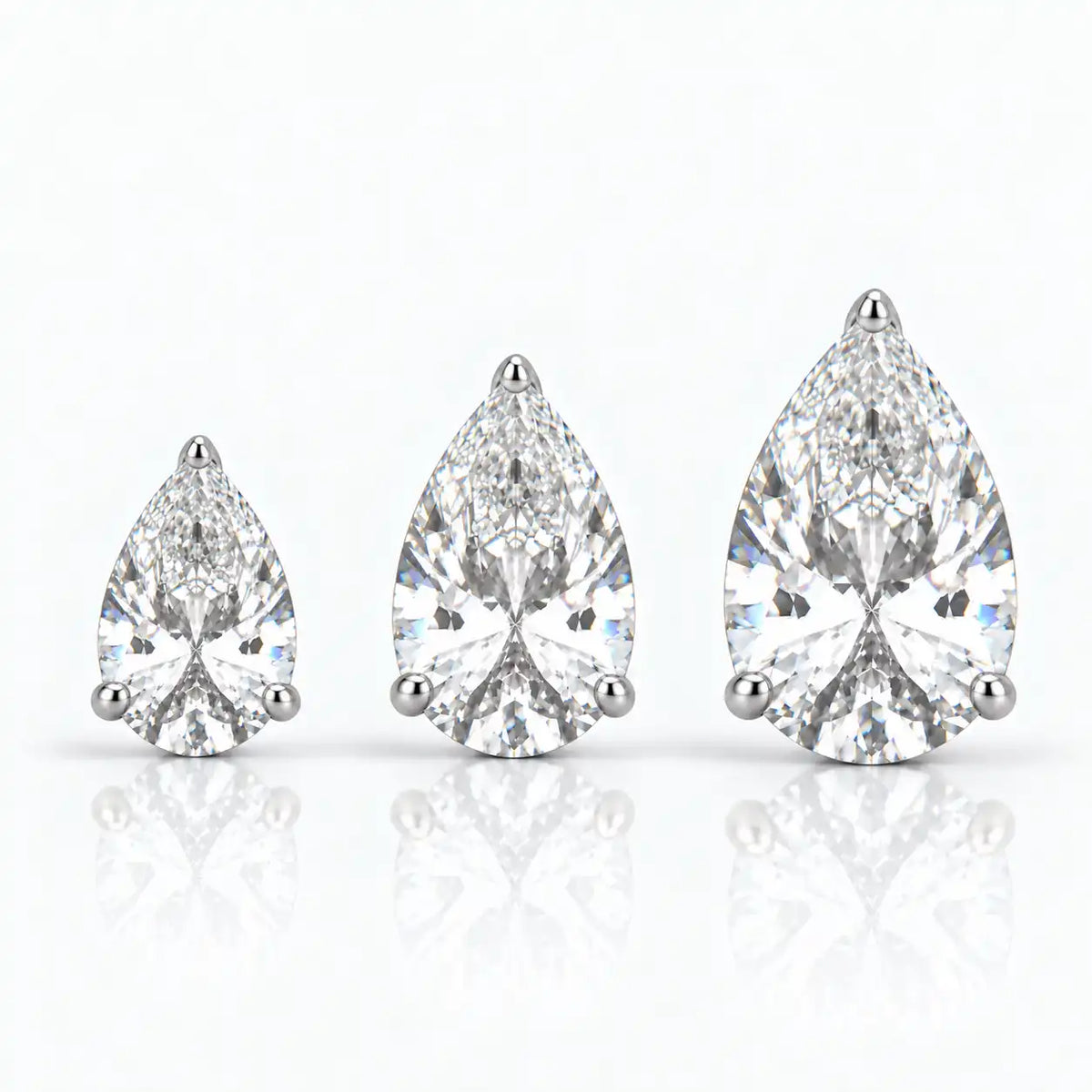 Calabasas Pear Cut Earrings
