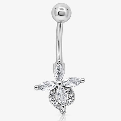 Petal Glow Belly Ring