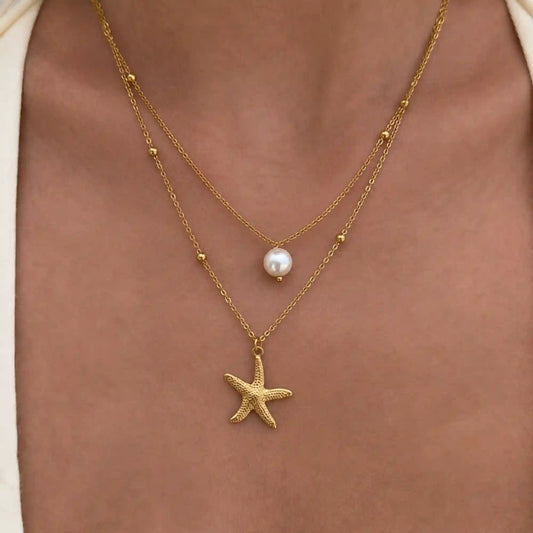 Mermaid Mood Necklace 2 Piece Set