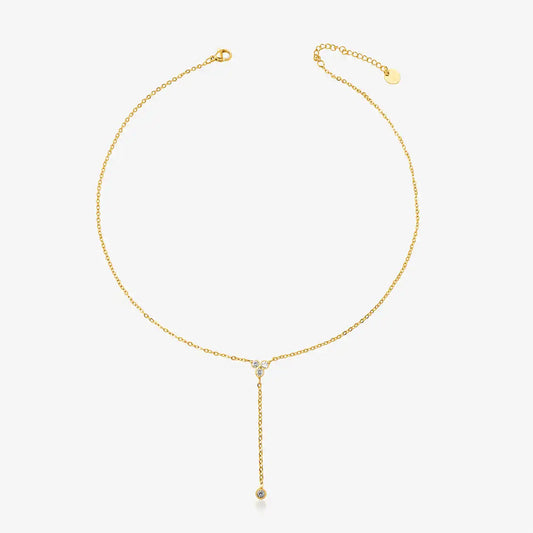 Flirty Drop Lariat Necklace