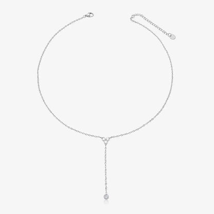 Flirty Drop Lariat Necklace