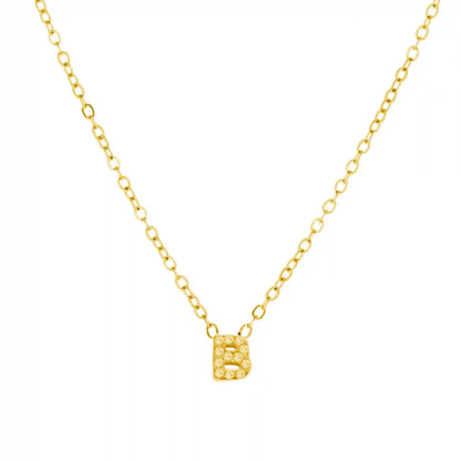 Crystal Initial Necklace