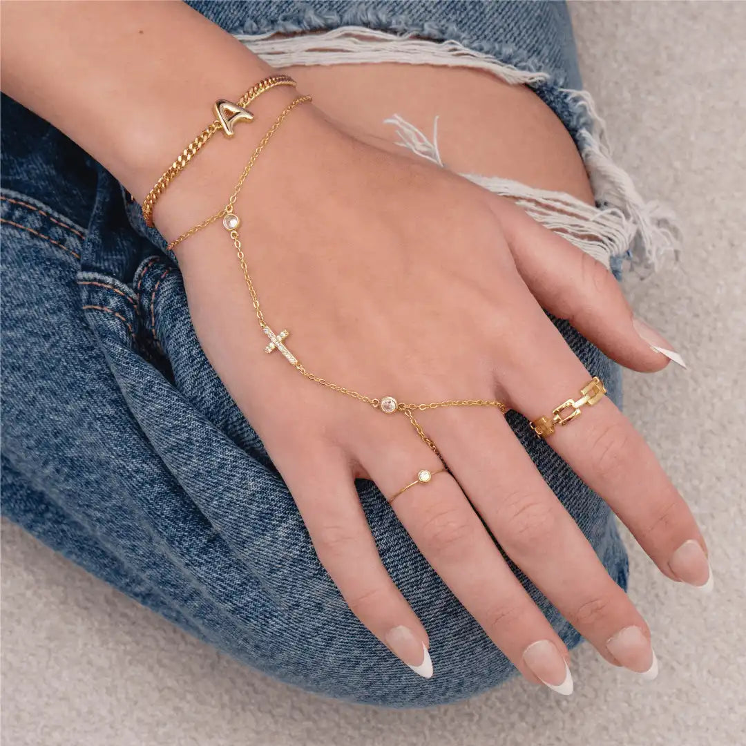 Viral Hand Chains: Anti Tarnish Waterproof