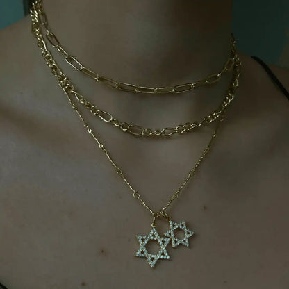 Double Star Necklace