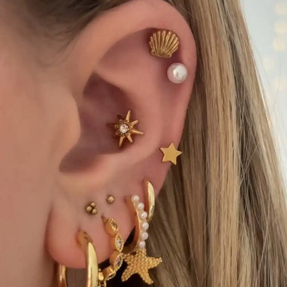 Eternal Twinkle 3 Pack Flat Back Earrings Set