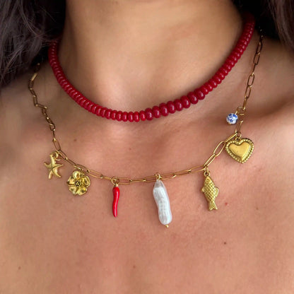 Saltwater Babe Charm Necklace