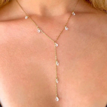 She's A Gem Lariat Necklace