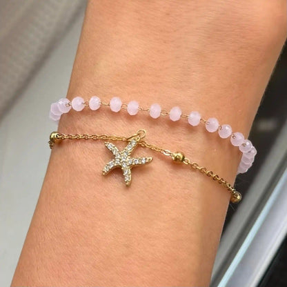 Double Layer Coastal Charm Bracelet
