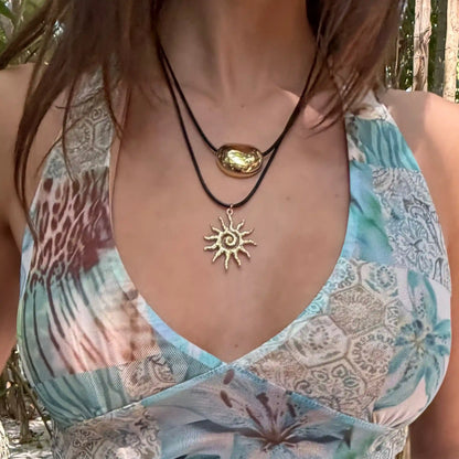 Off Duty Cord Necklace