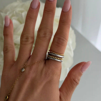 Unbothered Stacked Ring