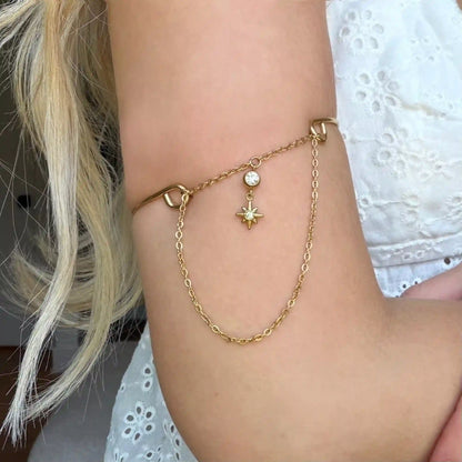 Icon Energy Arm Chain Gold