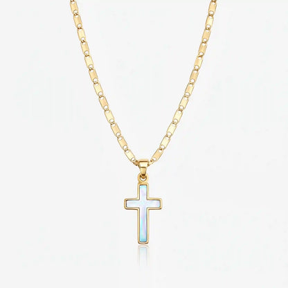 Aura Cross Necklace