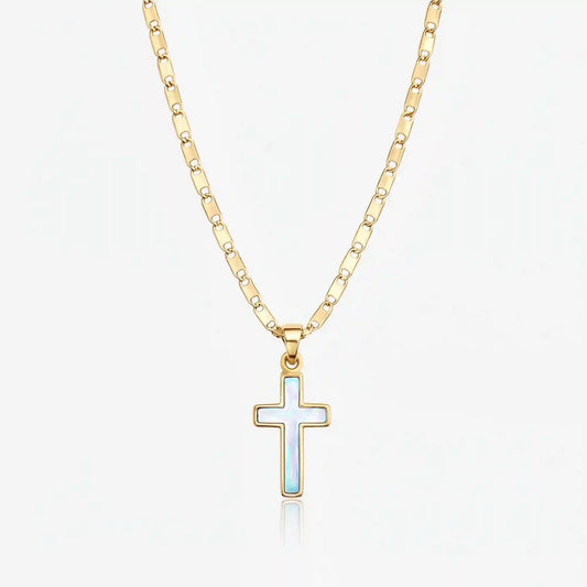 Aura Cross Necklace