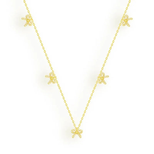Belle Bow Necklace