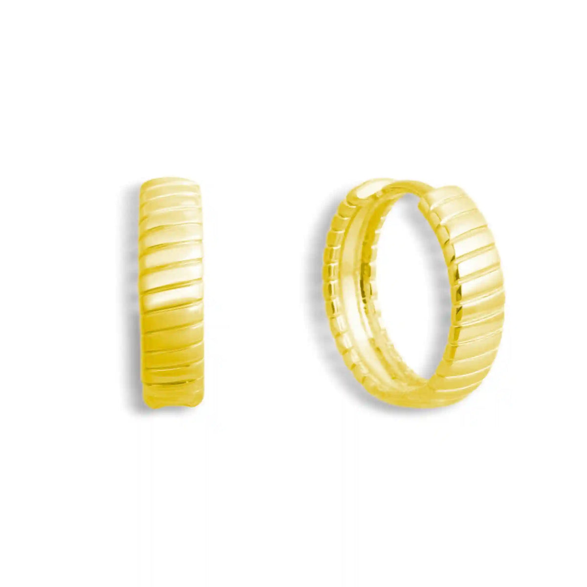 Golden Hoop Earrings