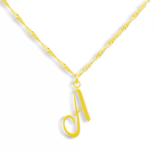 Golden Letter Necklace