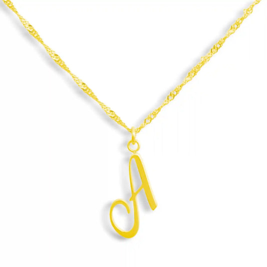 Golden Letter Necklace