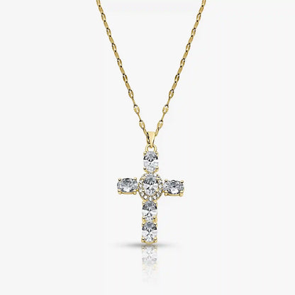 Heavenly Glow Cross Necklace
