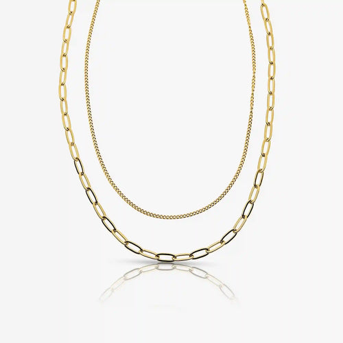 Perfect Pair Double Layered Necklace