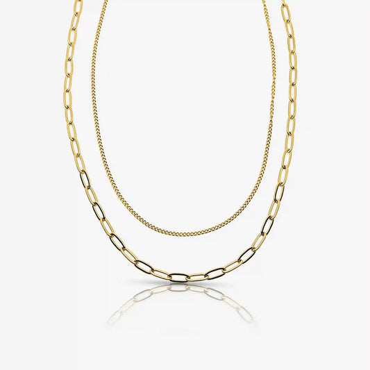 Perfect Pair Double Layered Necklace