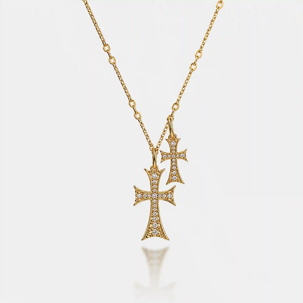 Double Cross Me Necklace
