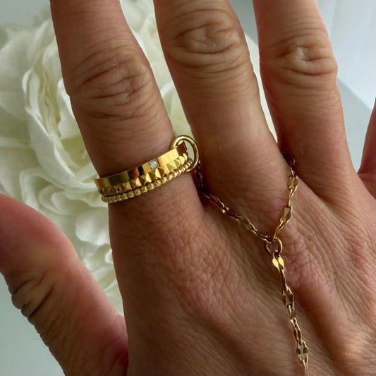 She's a Diva Stacked Ring