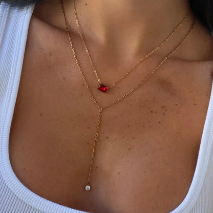 Noa Birthstone Necklace