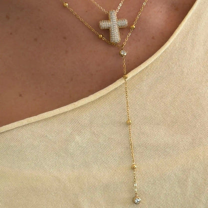 Raindrop Lariat Necklace